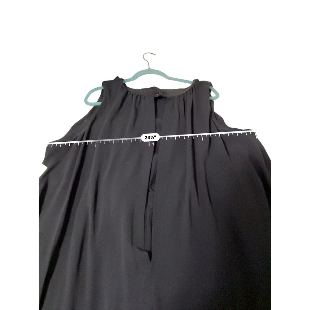 Eloquii Cape Jumpsuit Gala Formal Power Dressing Old Money SS26 Black NWT 20W - Picture 11 of 11